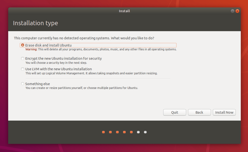 Instalação do Ubuntu